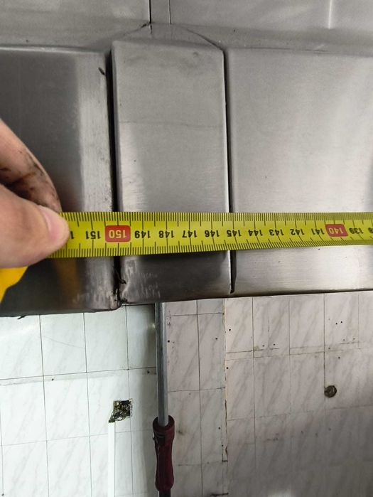 Hotte inox para restauração
