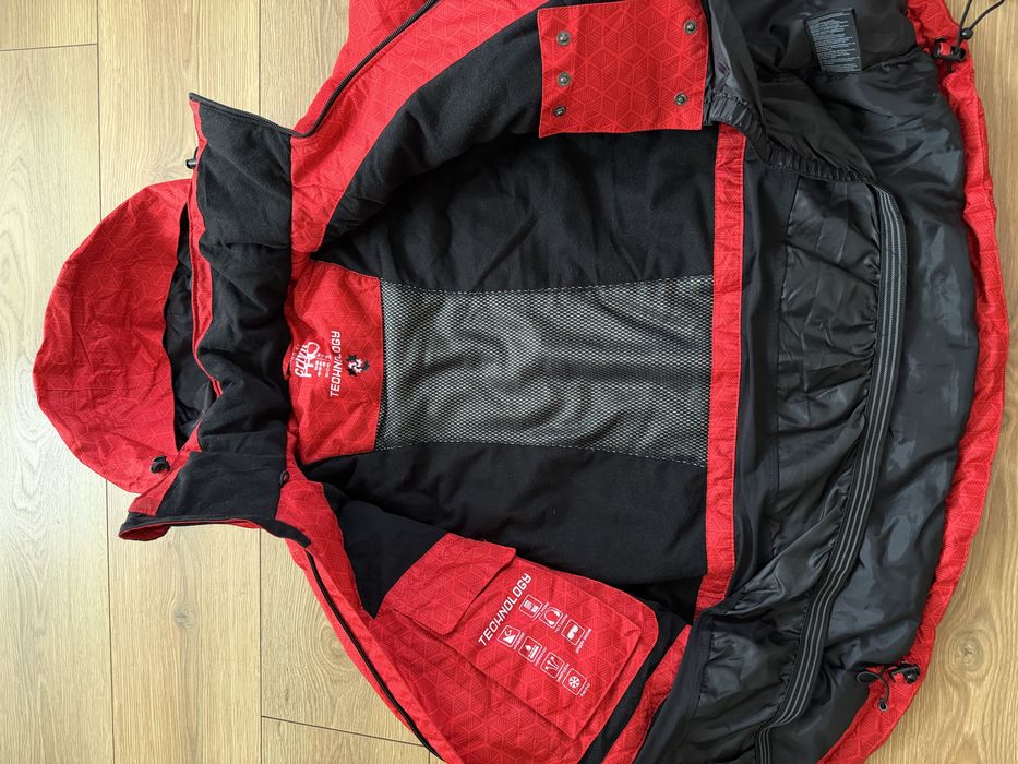 Термокостюм жіночий лижний Crivit розмір M червоний чорний