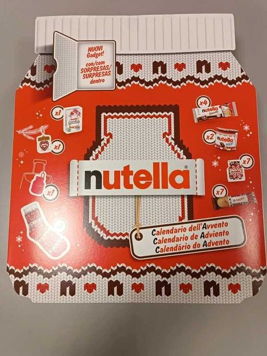 Calendário advento Nutella 528g