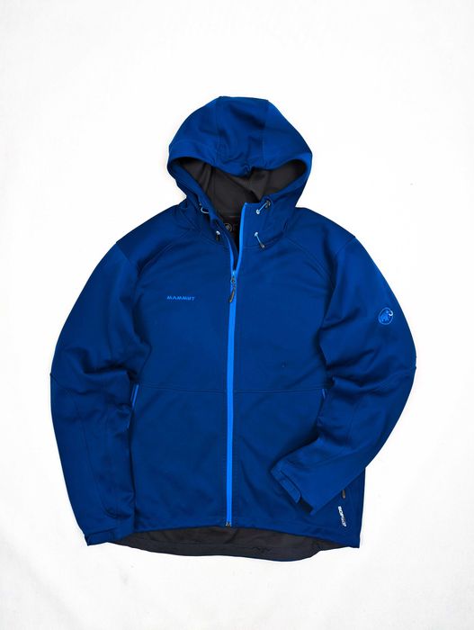 Kurtka  Mammut XL niebieska softshell