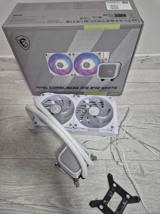 як нове Водяне охолодження 240mm MSI CoreLiquid A13 240 WH Intel.