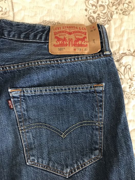 Джинси LEVI Strauss &Co 502 W33 L32 (оригінал)