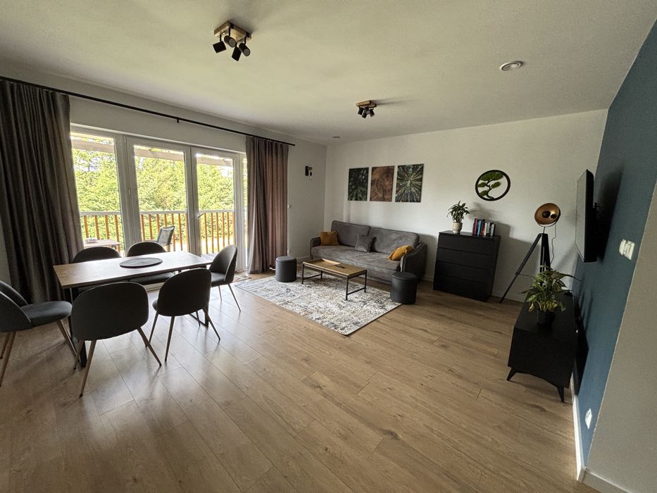 Apartament nad jeziorem z balią, balia, domek