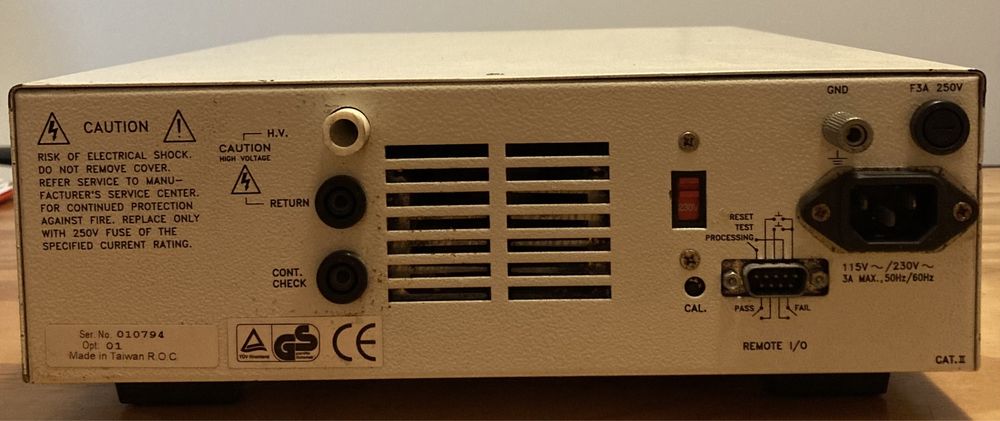 Equipamento medição quadro Eletrico