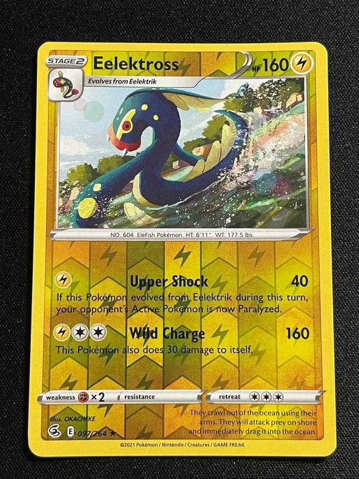 Carta Pokémon Eelektross 97/264 Fusion Strike