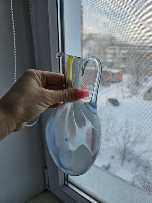 Вінтажний графін кувшин СРСР ссср -150грн та ваза в чудовому стані -10