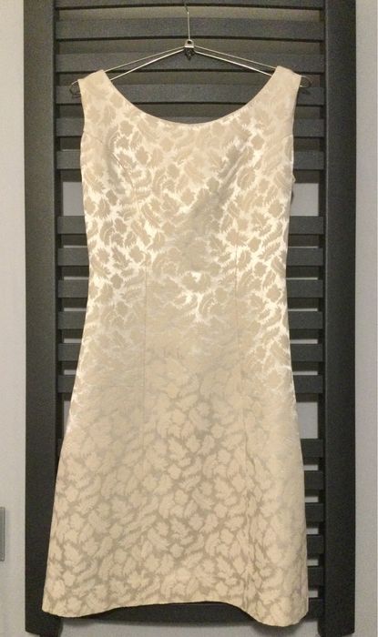 Złota sukienka vintage