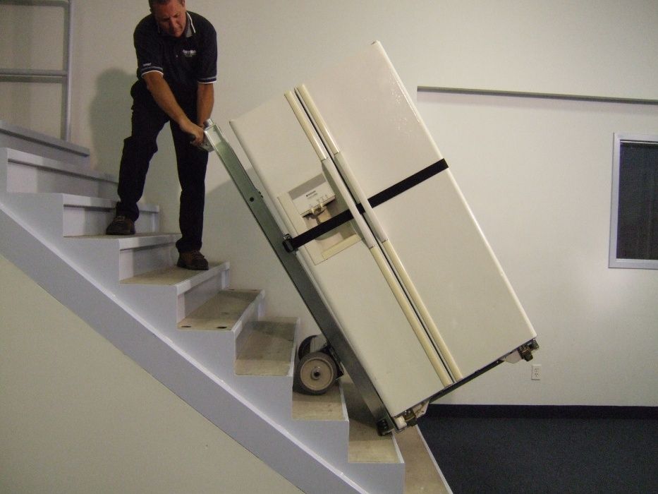 Schodołaz towarowy elektryczny PowerMate L1B 295 kg, wózek schodowy