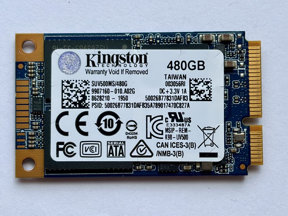 Dysk SSD mSATA Kingston UV500 480GB – SATA III