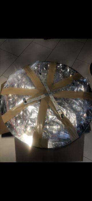 Komplet dwóch kryształowych żyrandoli