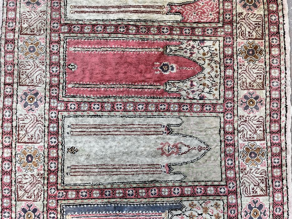 Cudny ręcznie tkany wełniany chodnik Kayseri 84x228cm