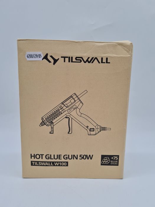 Zestaw Pistolet do kleju na gorąco Tilswall 50W 75 szt sztyftów