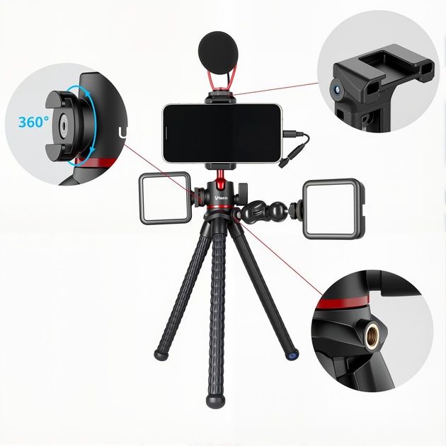 Штатив-трипод Ulanzi MT-33 320 мм для смартфона. Крепление 1/4 дюйма