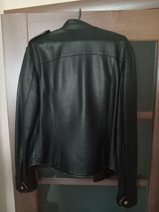 Кожаная итальянская куртка