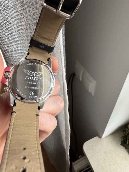 Zegarek Męski Aviator F-Series Chronograf – Styl Pilot, World Time