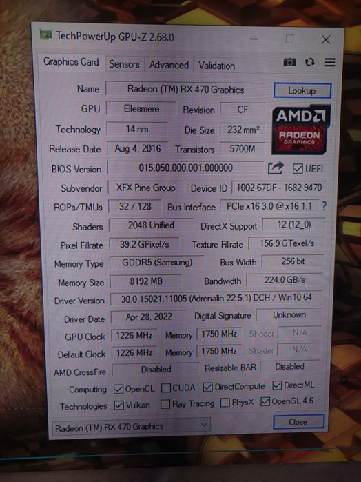 Ігровий ПК 4 ядра, ddr3 8gb, RX 470 8gb для GTA 5, CS2, WOT, Fortnite