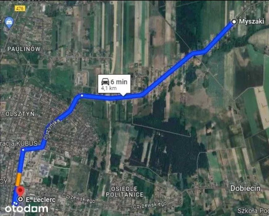 Sprzedam działkę Myszaki, Bełchatów, blisko centrum