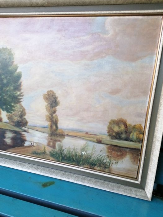 Obraz pejzaż nad wodą