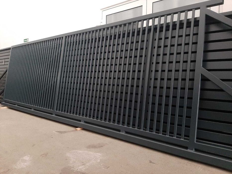Brama przesuwna profilowa plus 4x1,5m Potrójne zabezpieczenie. Komplet