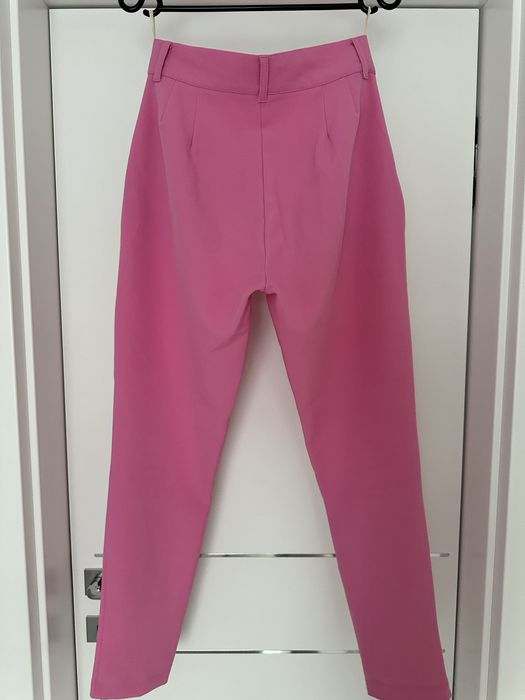 Spodnie eleganckie 36 wysoki stan