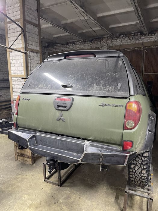 Металевий Силовий бампер Mitsubishi l 200