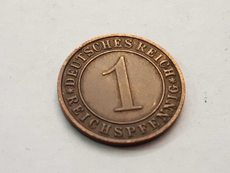 Niemcy Republika Weimarska - 1 fenig, pfennig 1935 - mennica F