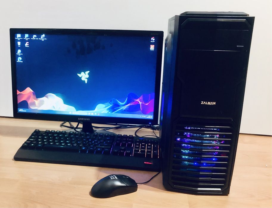 Komputer pc zestaw
