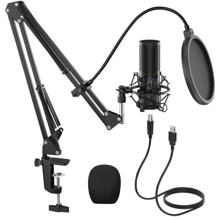 No 9 USB Мікрофон Конденсатор Мікрофон Kit-Кардиоид