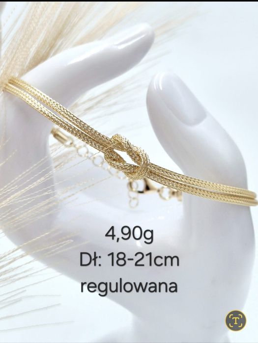 Złota bransoletka 585 14k NOWA