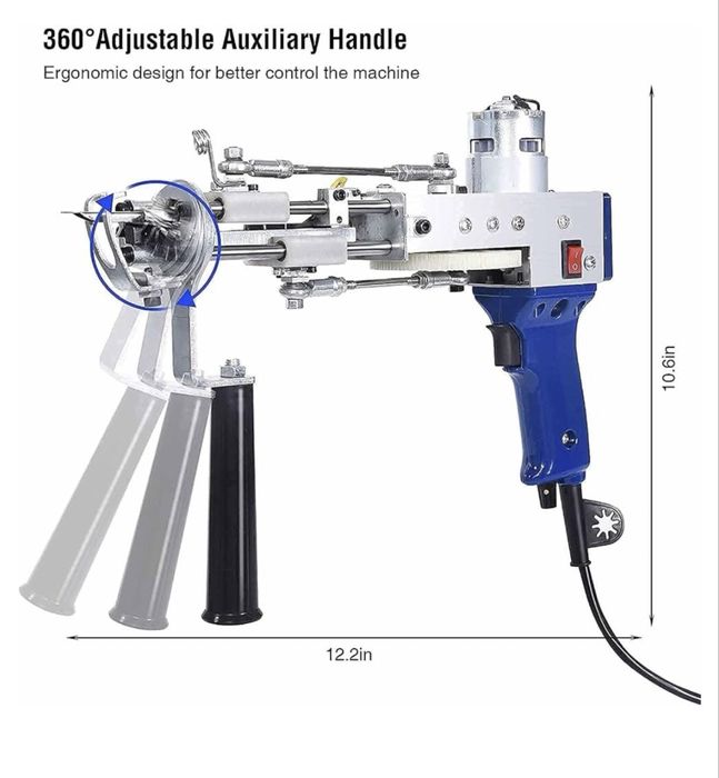 Pistolet do dziergania dywanow- tufting gun