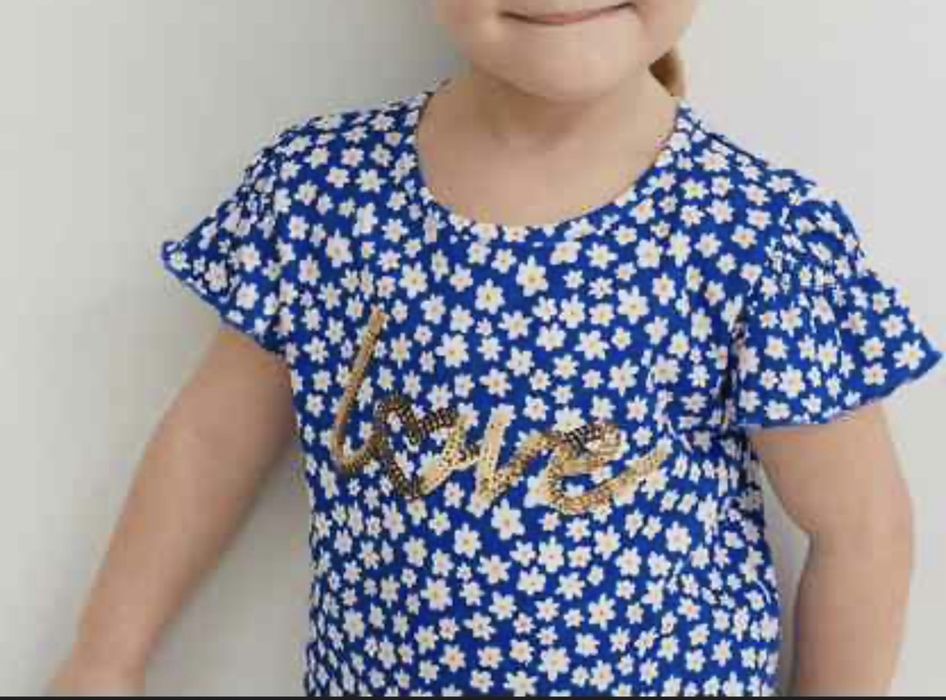 Футболка на дівчинку C&A 9 років 134 р набір футболок