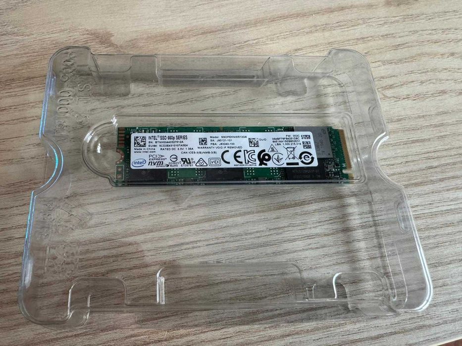 Intel SSD 660P NVMe 512 GB