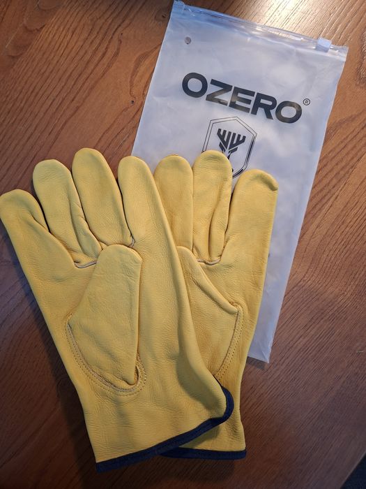 Luvas de trabalho em pele - NOVO