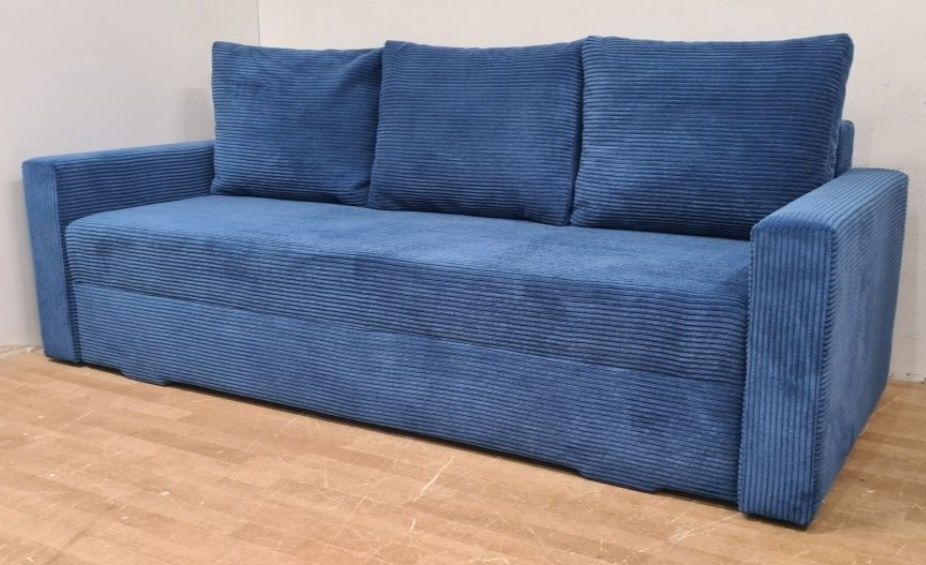 Nowy Narożnik sprężyny automat sztruks welur plusz kanapa sofa rogówka