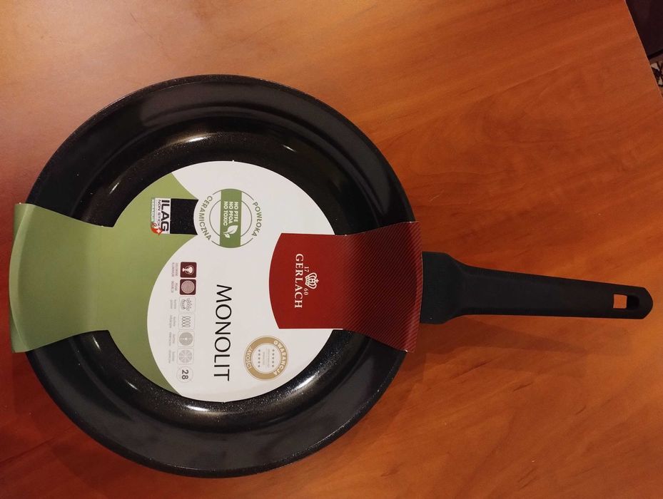 Patelnia ceramiczna Gerlach Monolit 28 cm