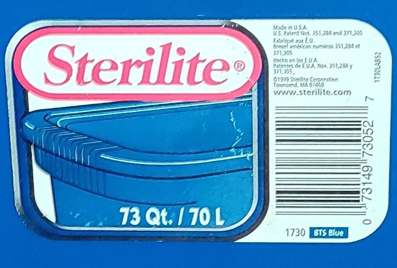 Контейнер для зберігання 70л Sterilite