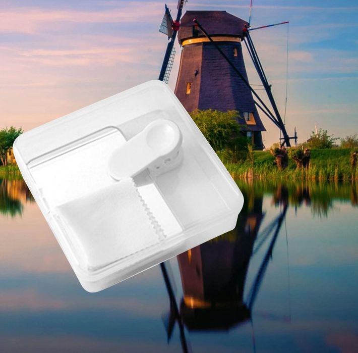 Clip de reflexão do espelho da câmera do telefone verticalmente