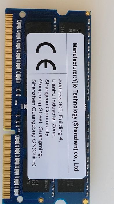8GB Memory ED3X8GD1600C11K1-CN 1600MHz 1.5V D3 12800 Dimm64586142071937121