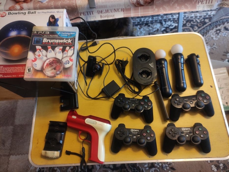 PS3, Playstation 3 геймпад, мув, move, пистолет, камера - комплектом