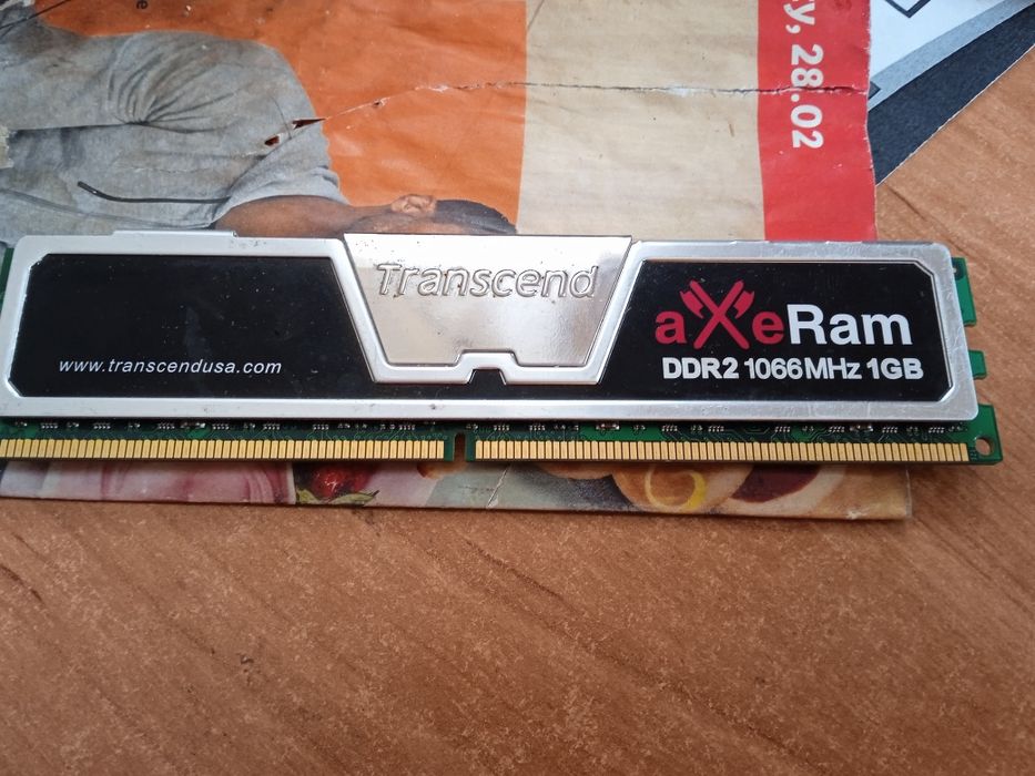 Retro stara pamiec transcend DDR2 1 gb