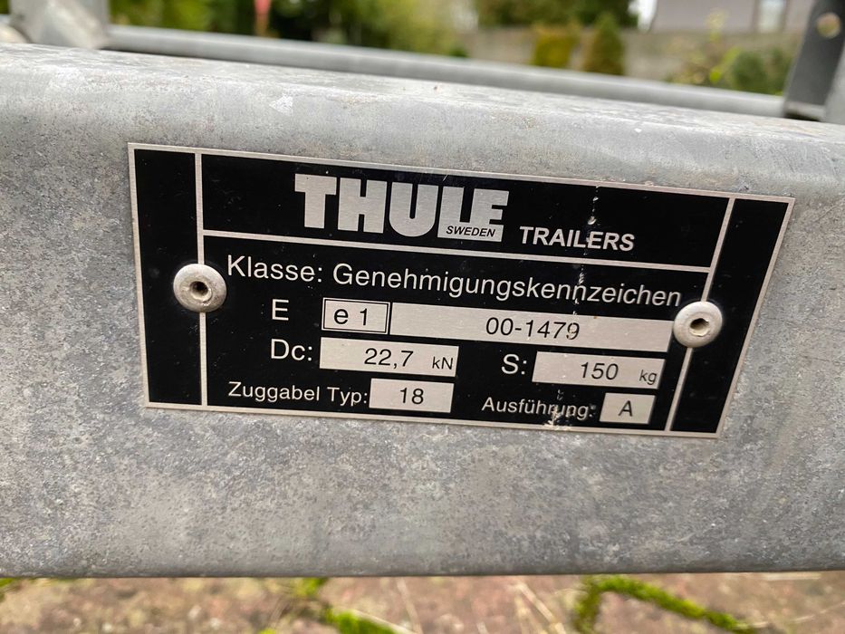 Laweta przyczepa Branderup Thule uchylna