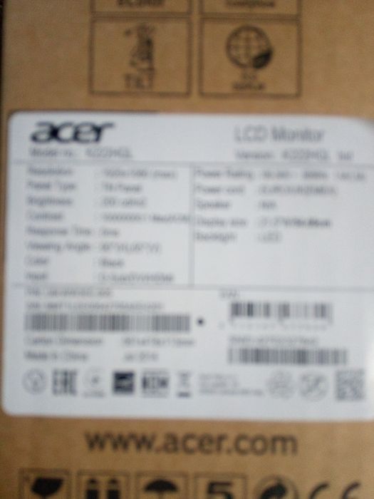 Monitor Acer K222HQL