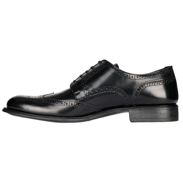DOLCE&GABBANA skórzane męskie buty DERBY PELLE ITALY -60%%%