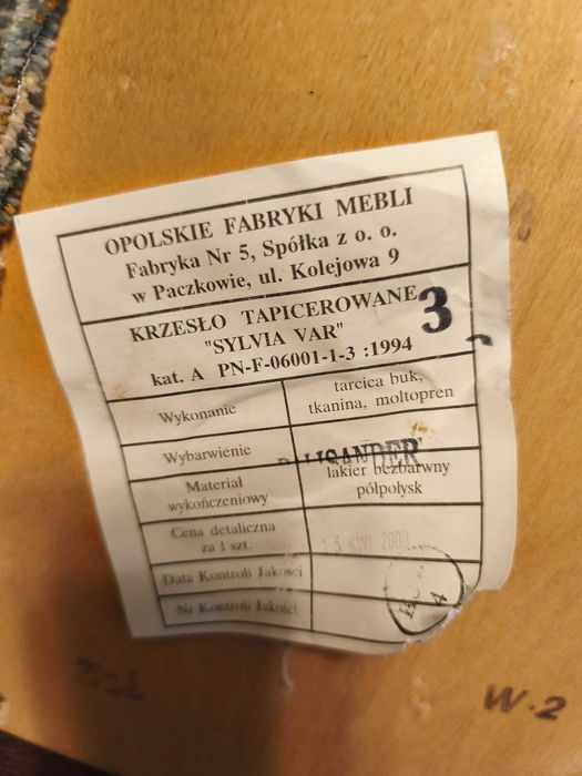 Unikatowy zestaw–lite drewno– 6 krzeseł+stół rozkładany