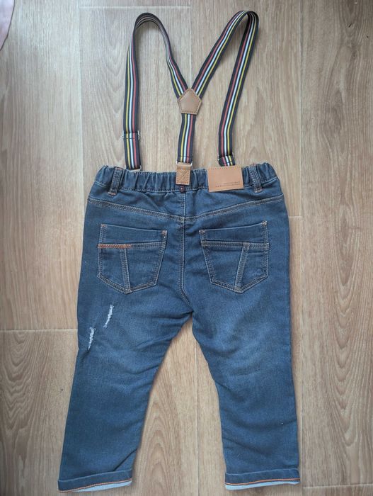 Джинси на підтяжках для хлопчика Blukids 92 см