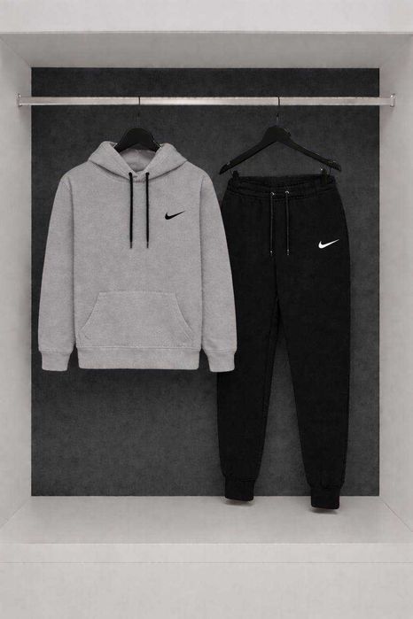 Спортивний костюм на флісі Nike костюм спортивный мужской Найк на зиму