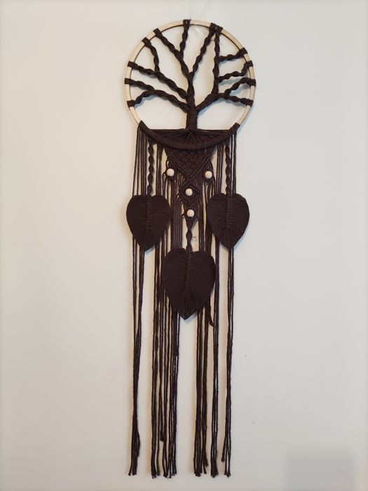 Drzewko szczęścia. Makrama. Boho