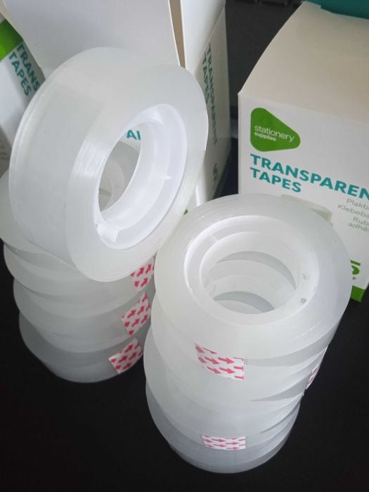 Rolos Fita Cola Transparente  Cx 5 unid
