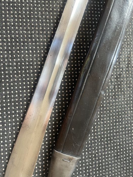 Bagnet pruski S98/05 liść  komplet z pasem i żabką