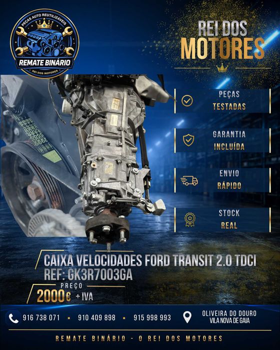 Caixa de velocidades FORD TRANSIT 2.0 TDCI GK3R7003GA